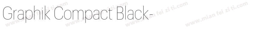 Graphik Compact Black字体转换